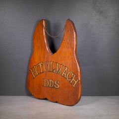 Hand Painted Dentist Trade Sign c.1940