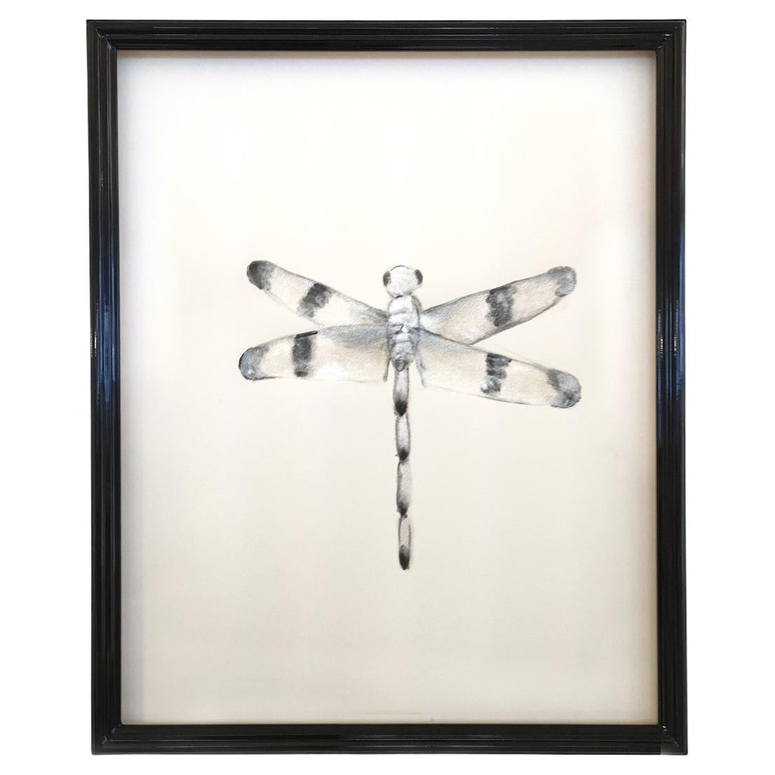 Hand Painted Dragonfly For Sale