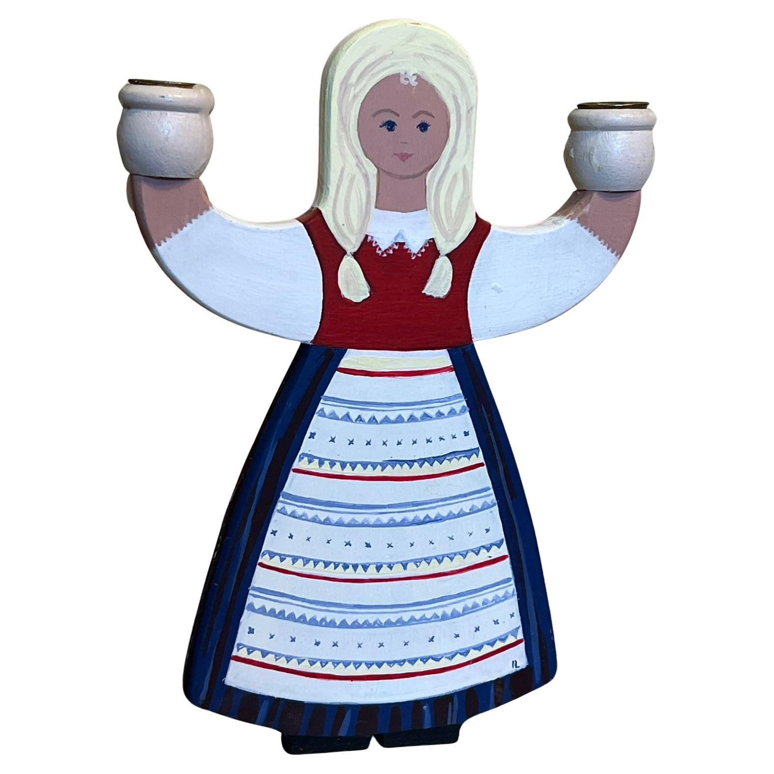 Art Decor dipinto a mano in stile folk olandese