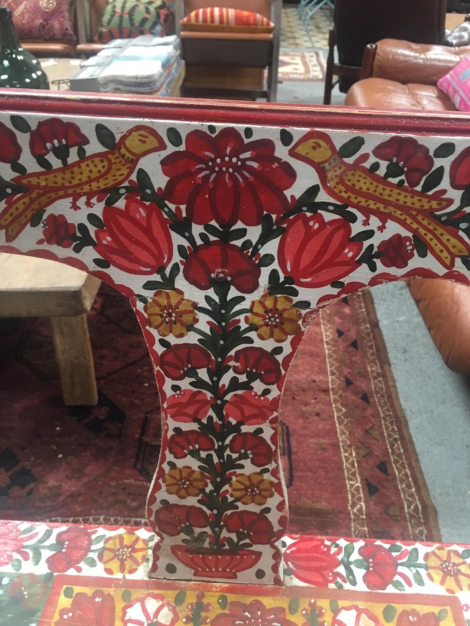Hand Painted European Bench 1