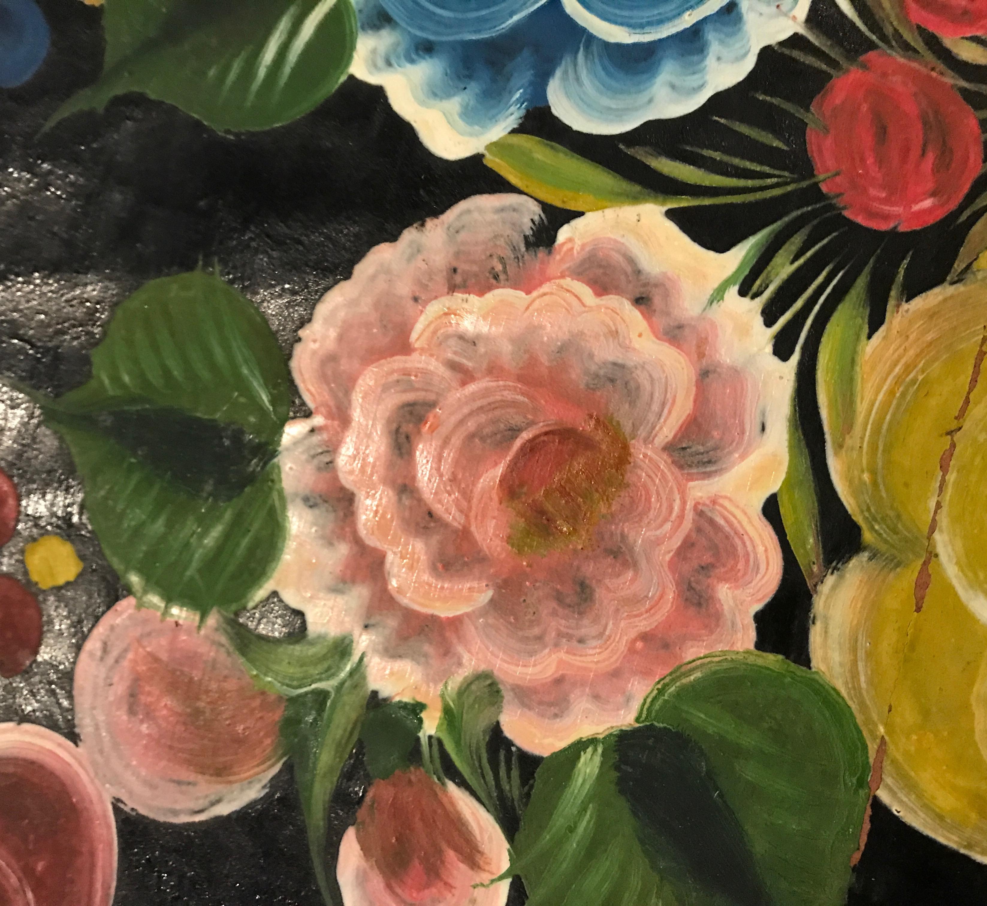 how to paint mexican flowers