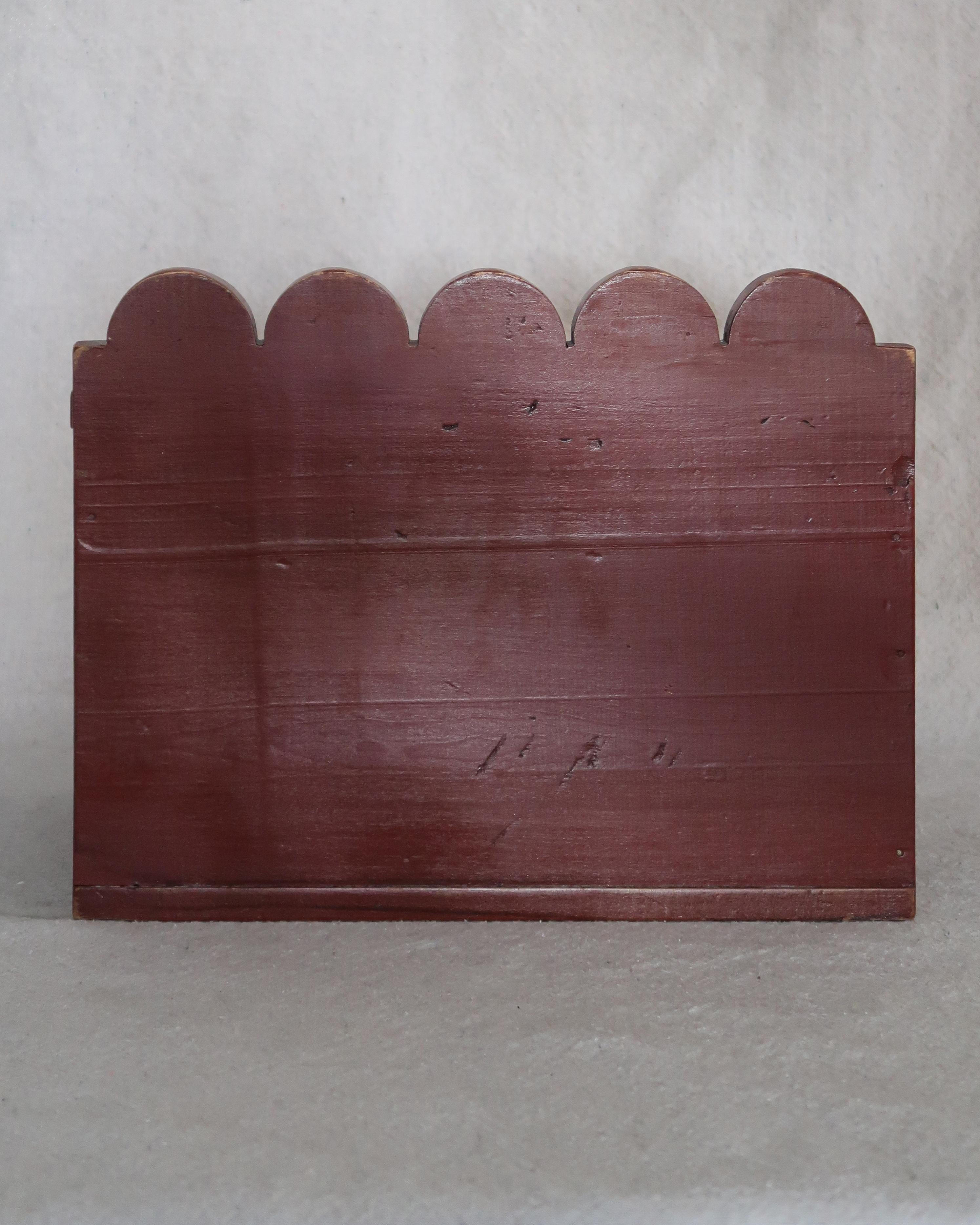 Caja de arte popular pintada a mano Madera en venta