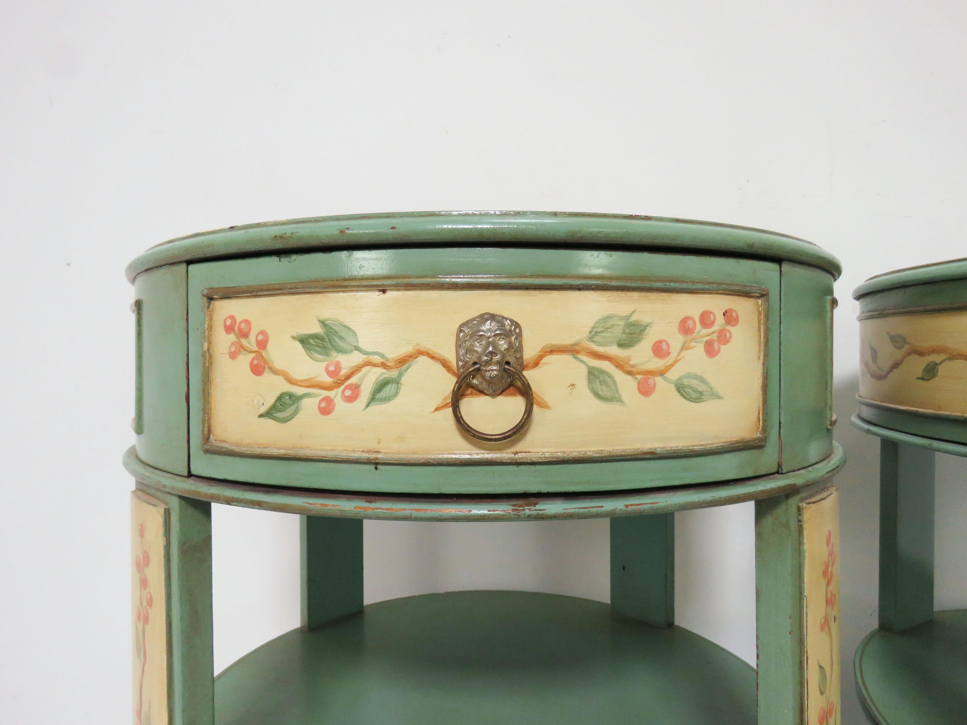 french provincial drum table