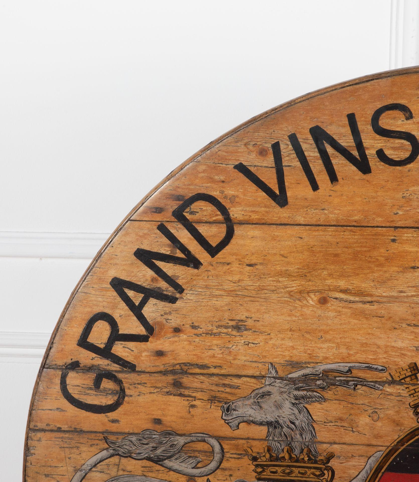 Français Table de dégustation de vin 