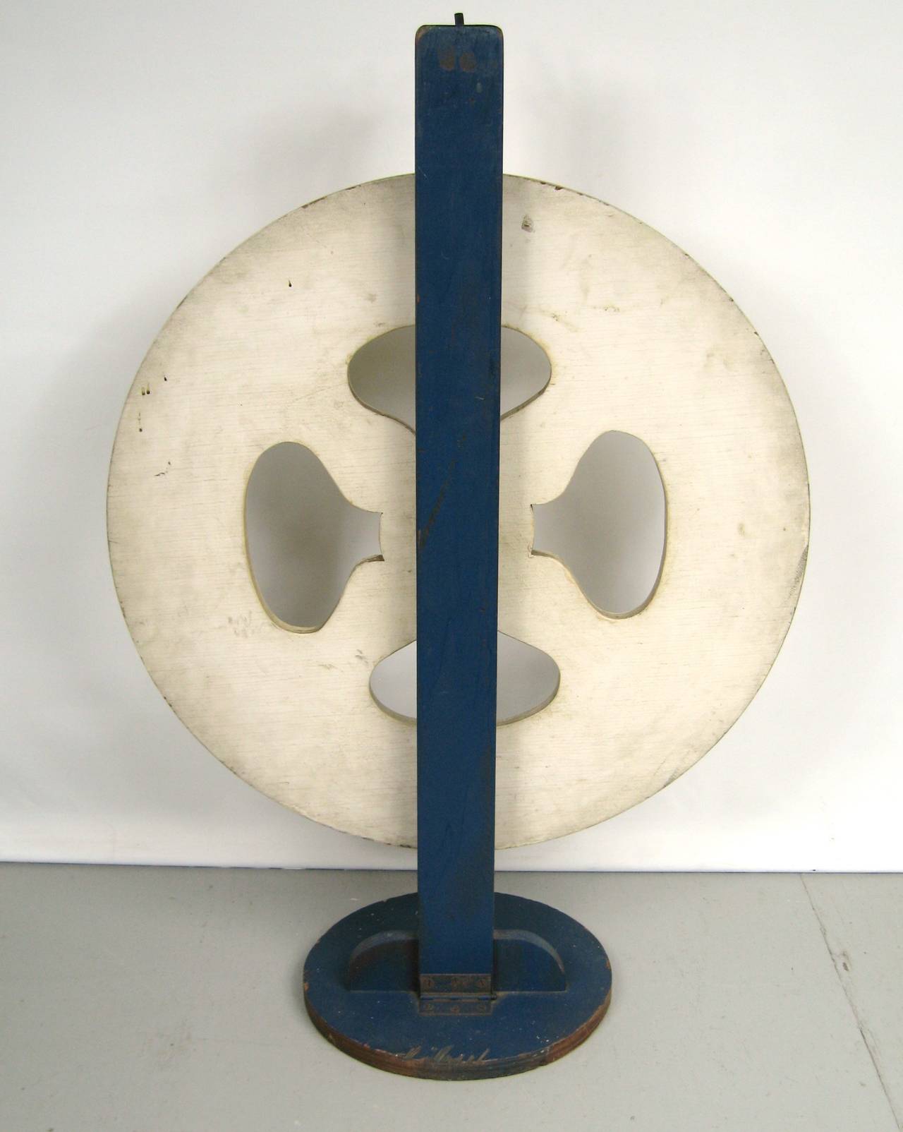 Hand Painted Game Wheel Americana Folk Art Game Farmhouse 1