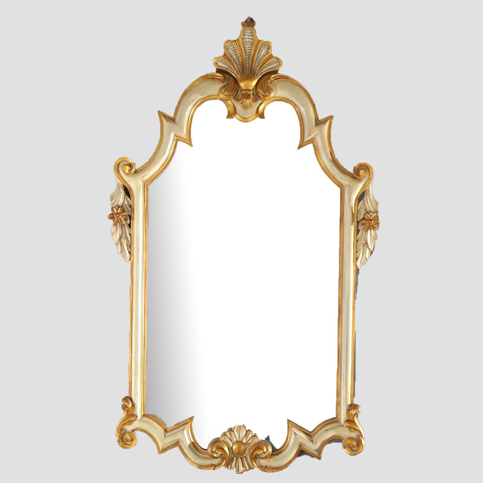 ***Reduced Delivery Rates - See Below or Click “Ask The Seller” to Request a Quote***

Hand Painted Floral & Gilt Karges French Louis XIV Style Dresser & Mirror Set 20thC

Measures - Mirror 60