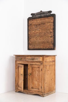 Hand Painted Industrial Withington Womens Institute Notice Board Sign, C.1940