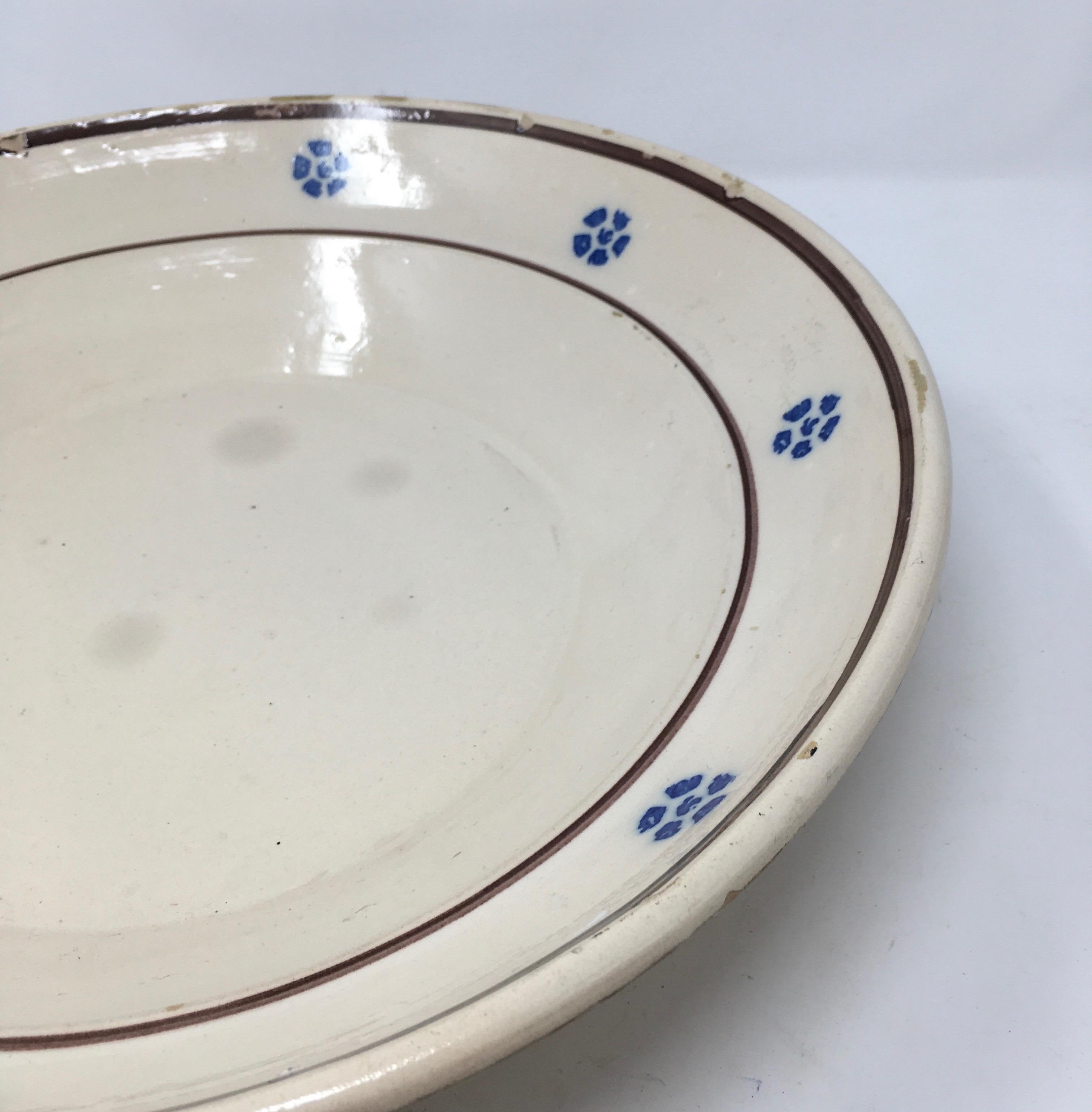 Hand Painted Italian Antique Terracotta Bowl 3
