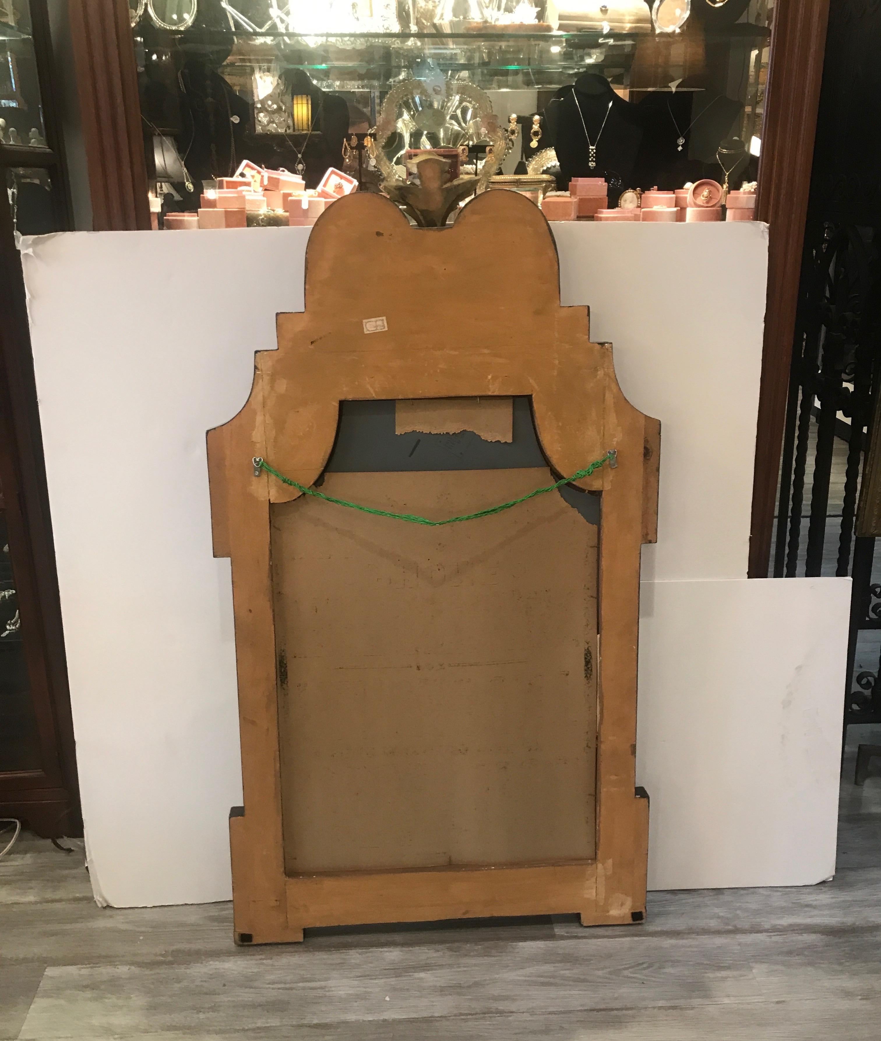 Hand Painted Italian Chinoiserie Mirror 3
