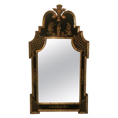 Hand Painted Italian Chinoiserie Mirror