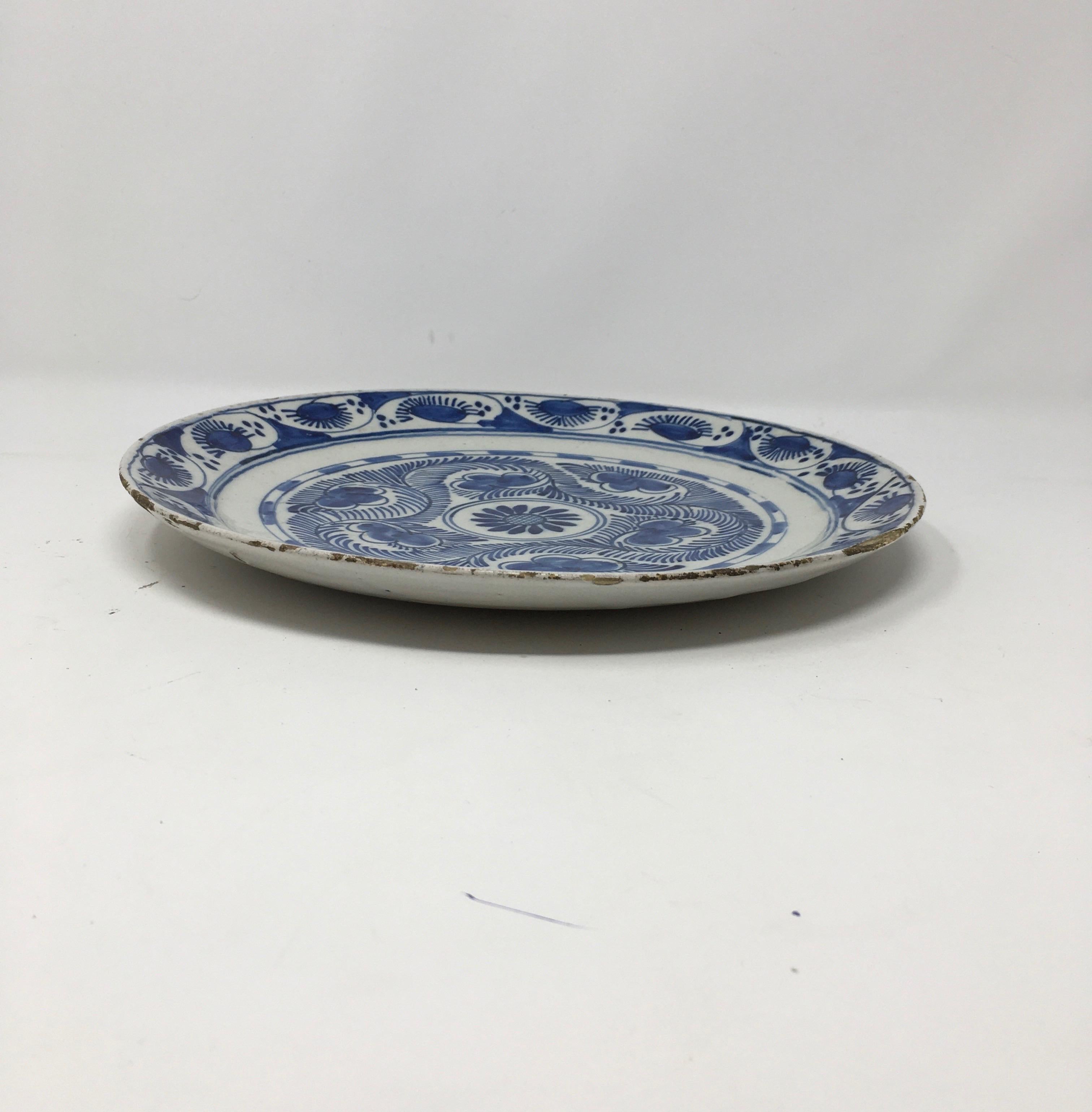 Hand Painted Italian Deruta Pottery Plate 7