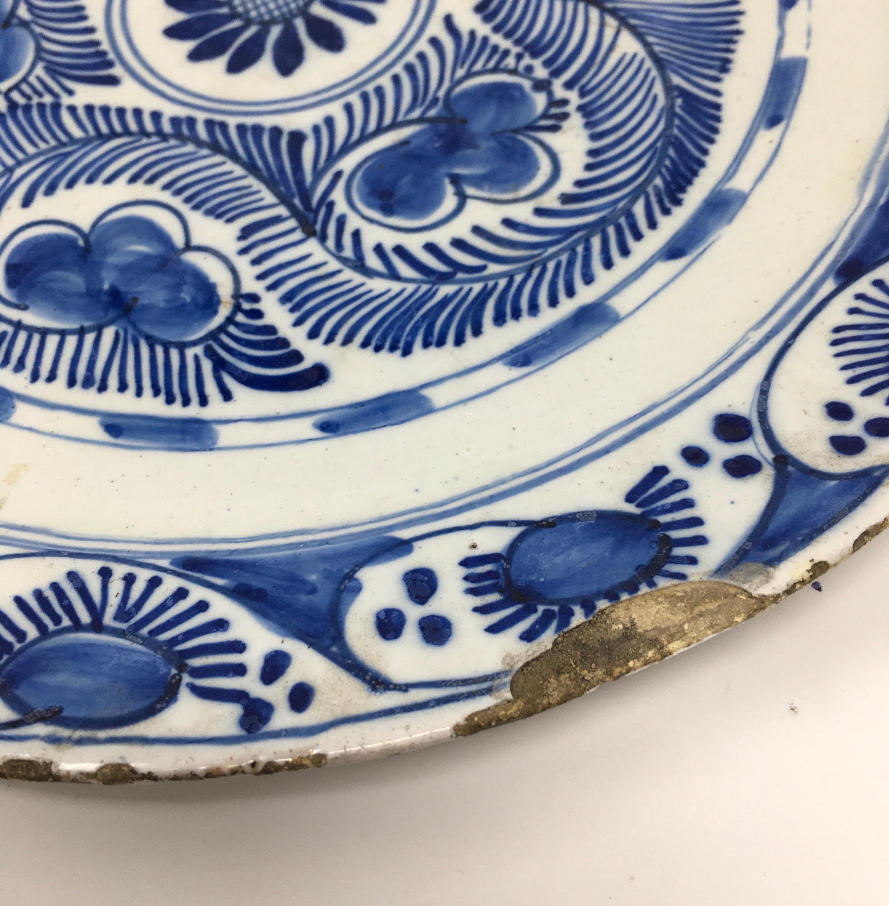 Hand Painted Italian Deruta Pottery Plate 2
