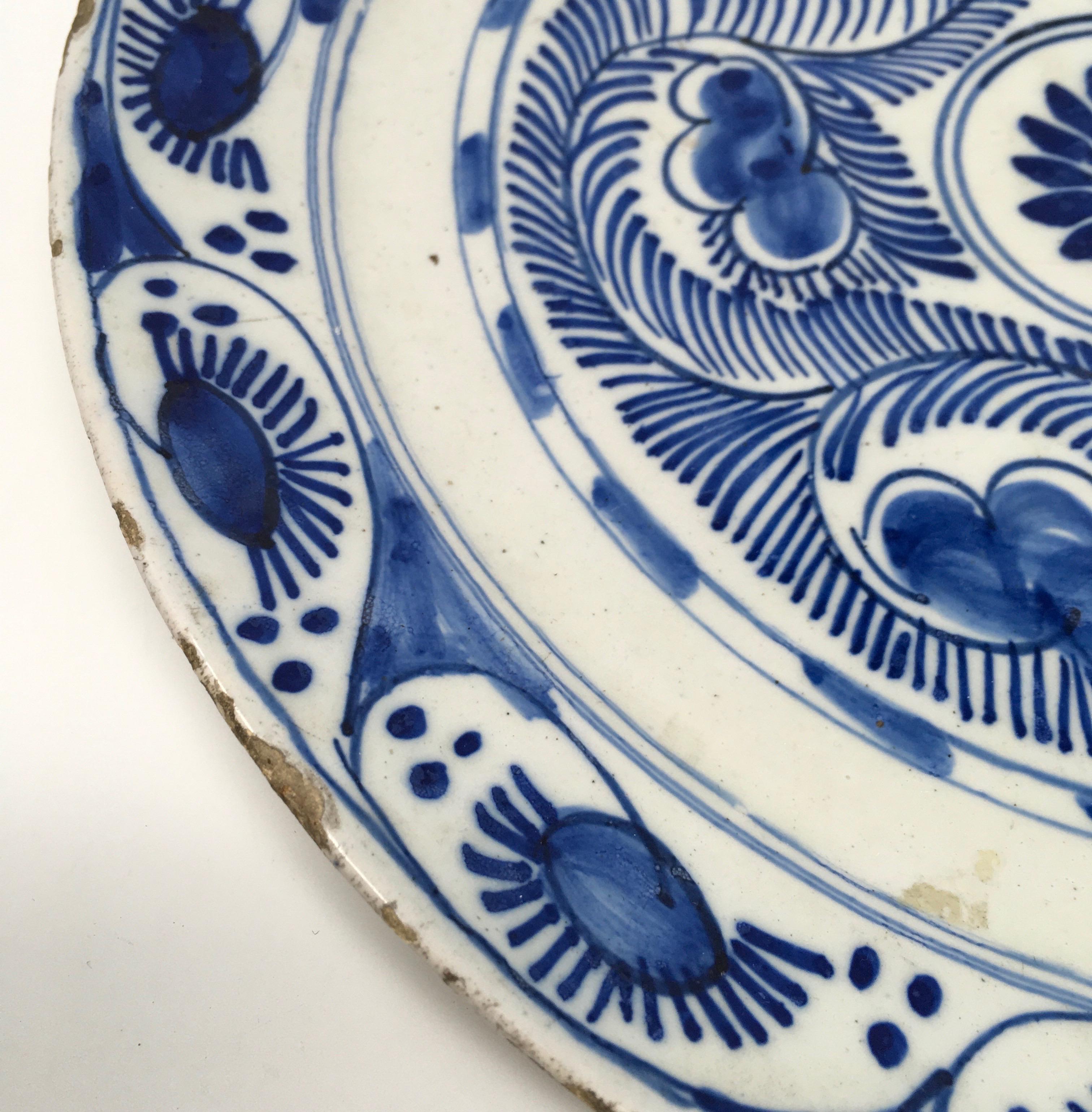 Hand Painted Italian Deruta Pottery Plate 3