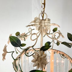 Handbemalte italienische Blumenlaterne