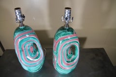 Hand Painted Italian Table Lamps