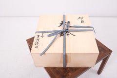 Hand Painted Japanese Ceramic Bowl, 42.5 cm, Modern Design, 2016