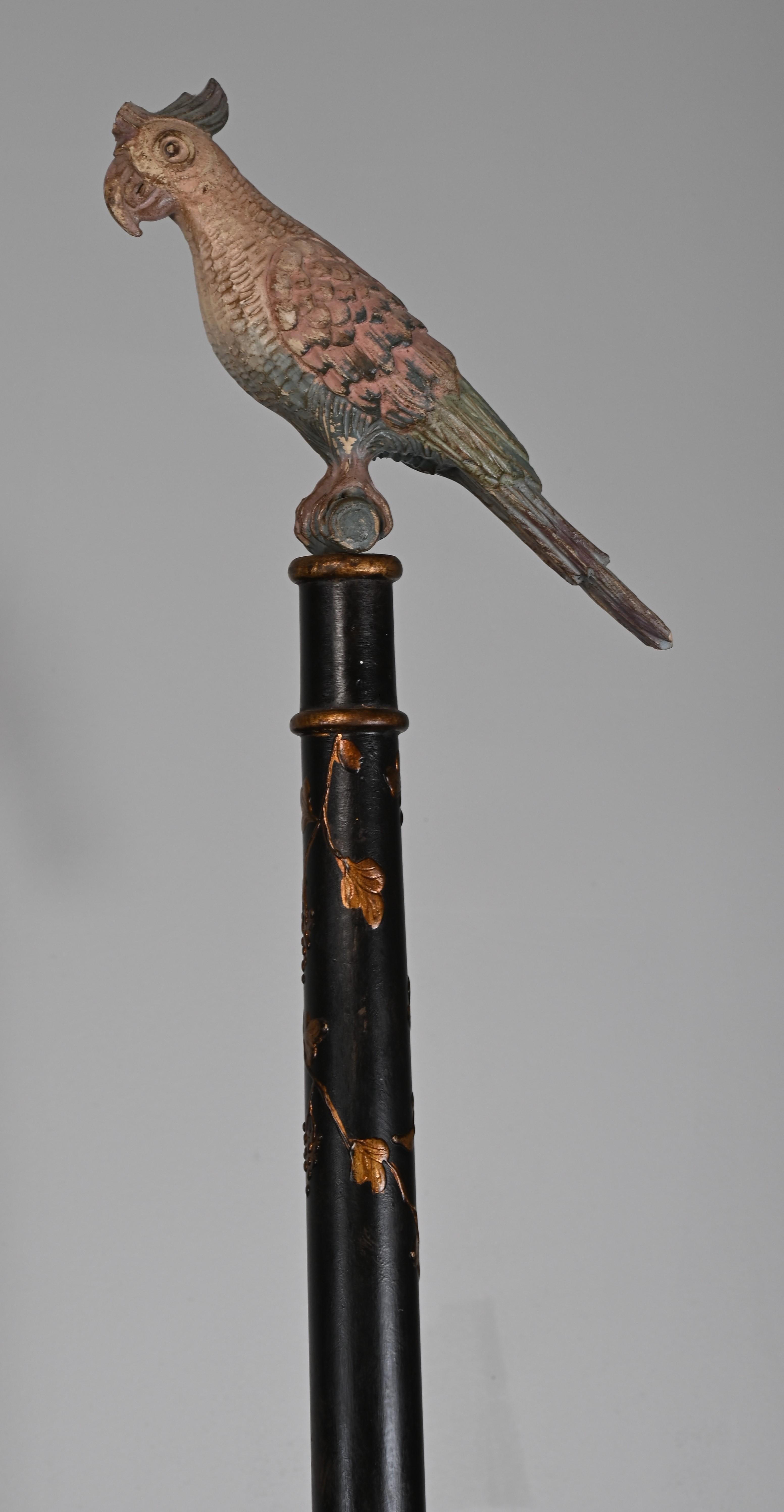 Hand Painted King Size Poster Bed by Patina, Italy, 1980s For Sale at