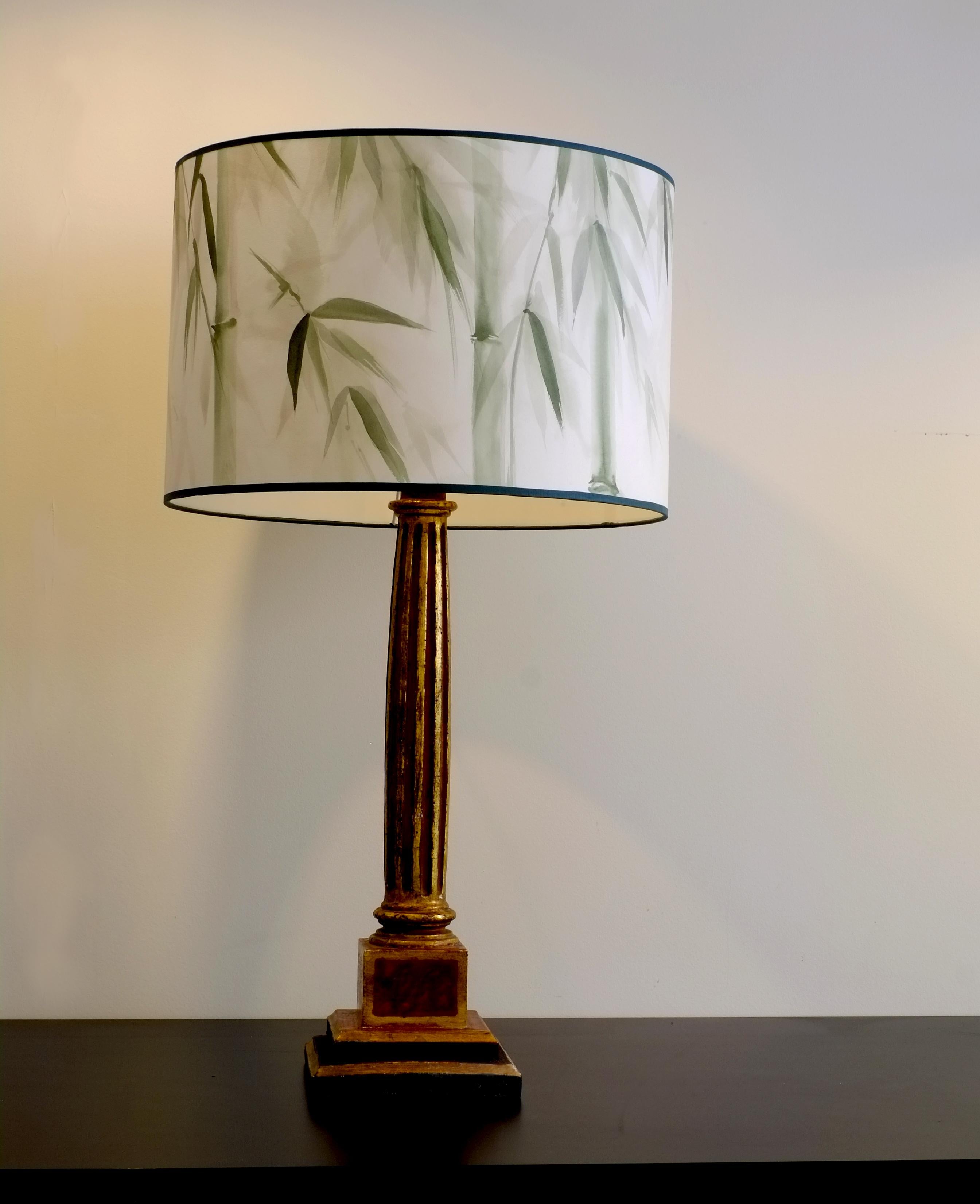 Spanish Hand Painted Lampshades, Bamboo Lampshades For Sale