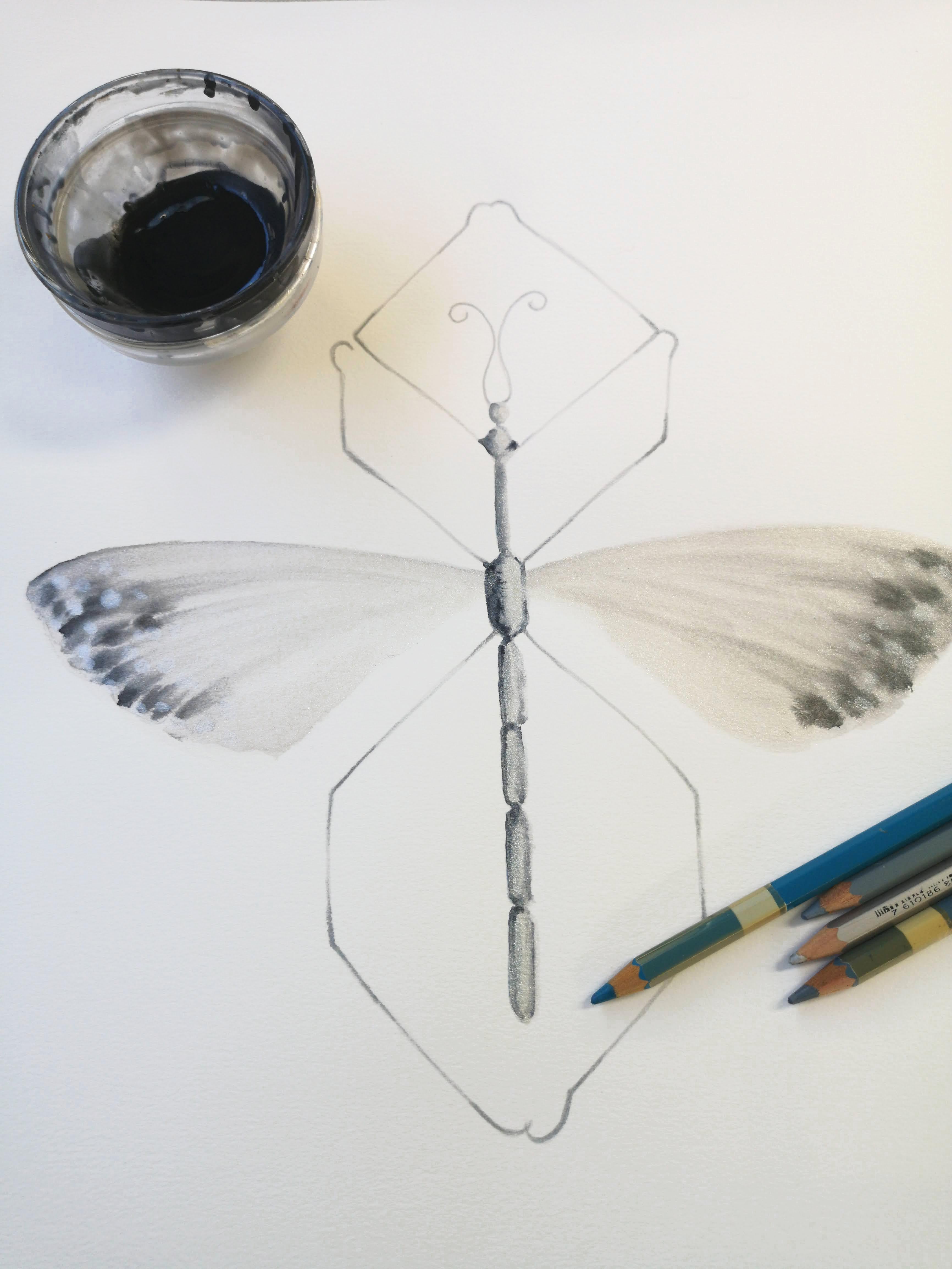 Moderne Abat-jour peints à la main en vente