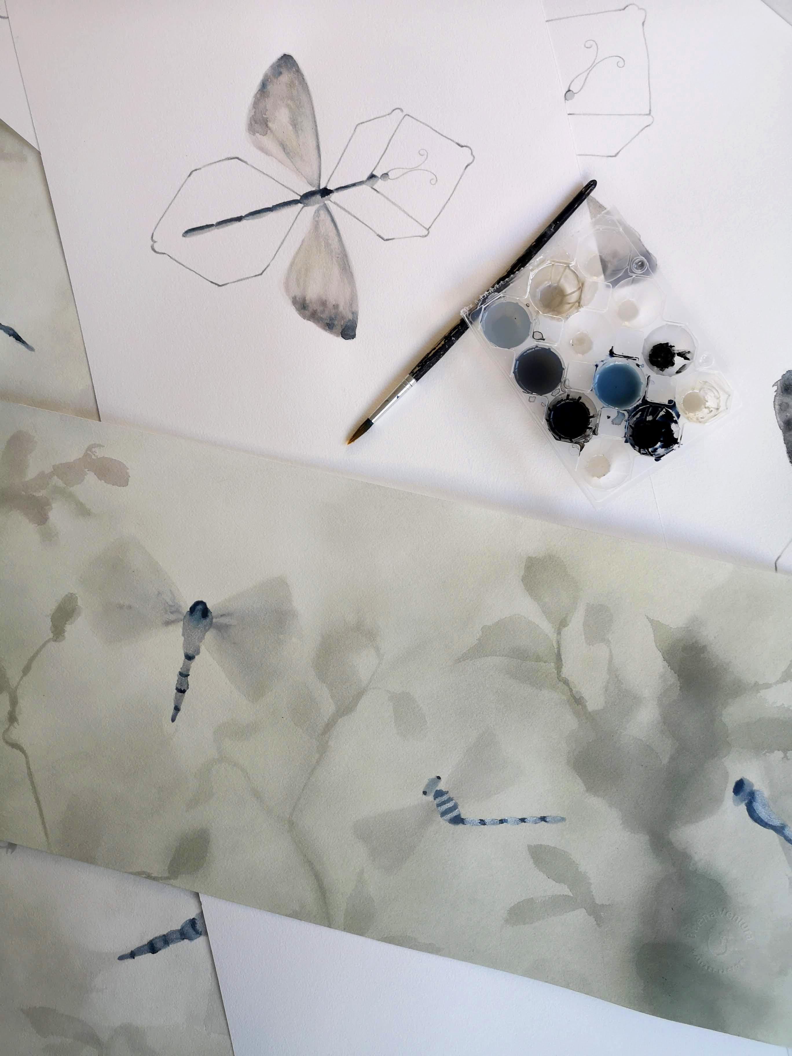 Abat-jour peints à la main Neuf - En vente à Madrid, ES