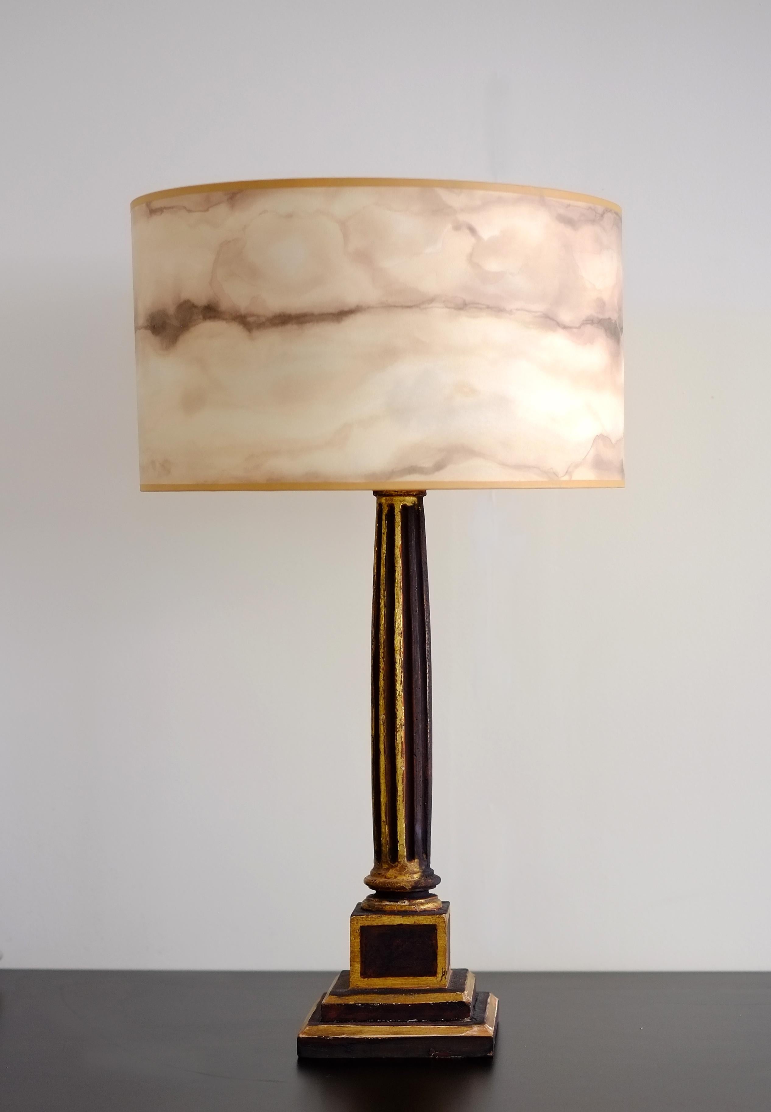 Welcome to our Lampshade Company
In BuenaVentura we produce hand-painted wallpaper. We combine sophisticated processes of handcrafted creation in order to capture the fleeting effects of nature, elegantly and luminously.
Our paintings are our own