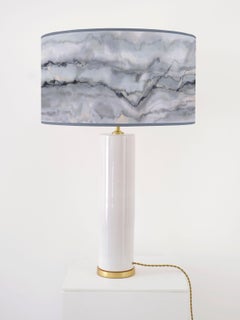 Hand Painted Lampshades, Malachite Lampshades