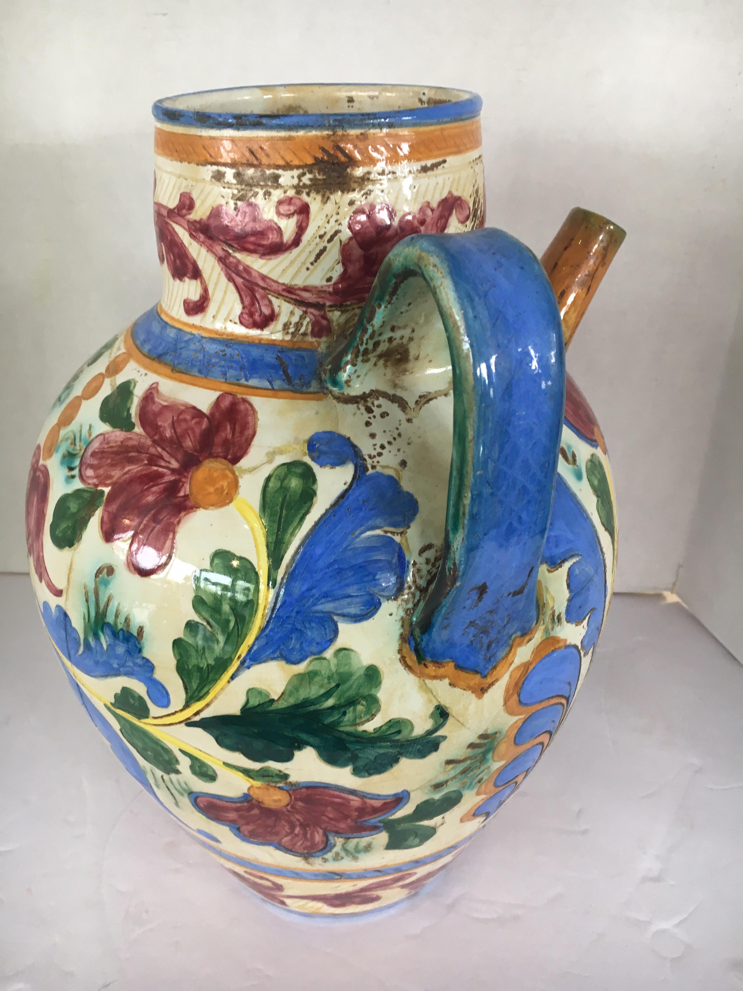 hand painted jug