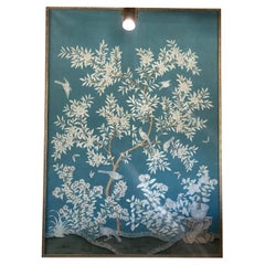 Panel de Papel Pintado a Mano Gracie Floral a Gran Escala