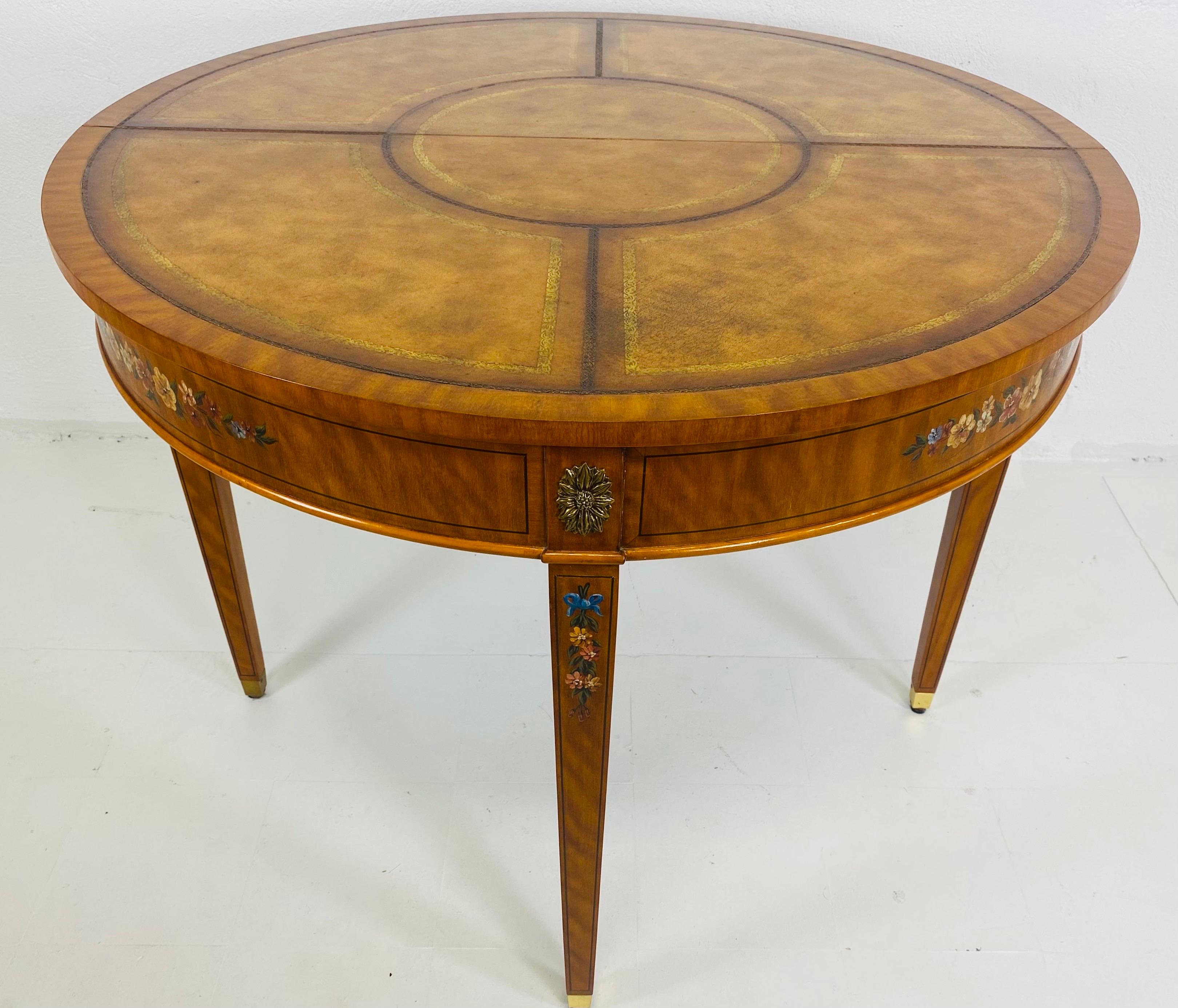 Regency Table d'appoint/table de jeu peinte à la main d'après Maitland Smith en vente