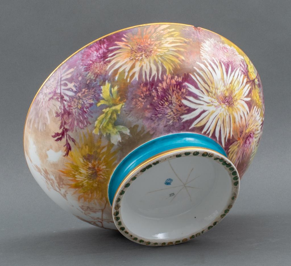 Hand Painted Limoges Porcelain Bowl For Sale 1