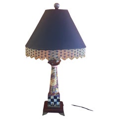 Hand Painted Lord Remillard Table Lamp by MacKenzie Childs