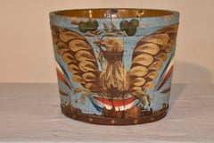 Hand-Painted Maple Sap Bucket , Circa 1960