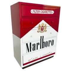 Handbemalte Marlboro-Kommode, 1990er-Jahre, USA