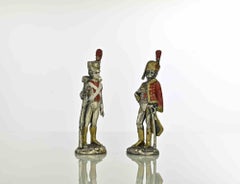 Hand Painted Metal Toy Soldiers, Late 19th Century