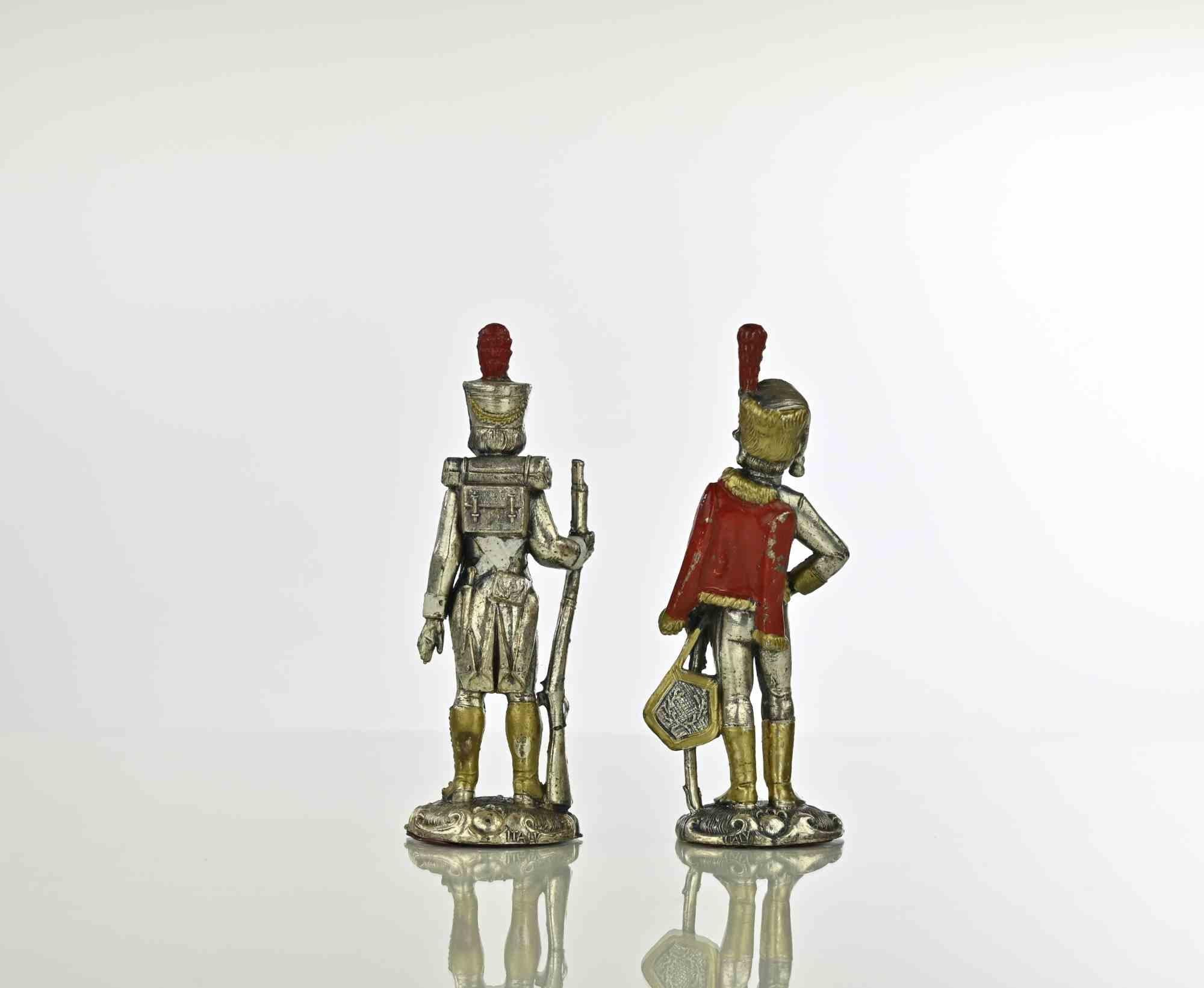 Other Hand Painted Metal Toy Soldiers, Late 19th Century For Sale