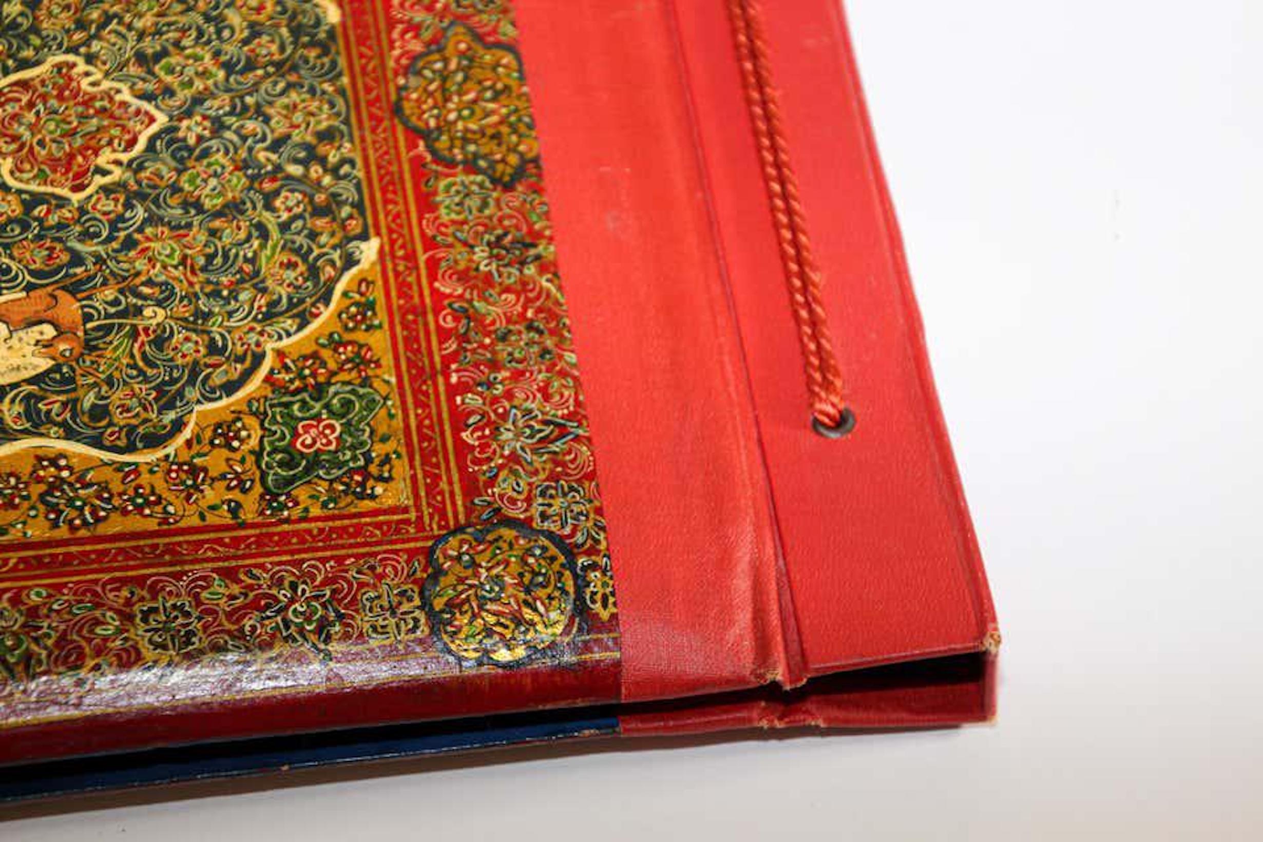 Hand Painted Middle Eastern Moorish Style Photo Album, 19th Century For Sale 1
