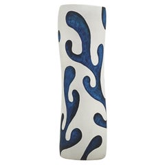 Hand Painted Monumental Serenity Plaster Wall Sconce, homage Matisse