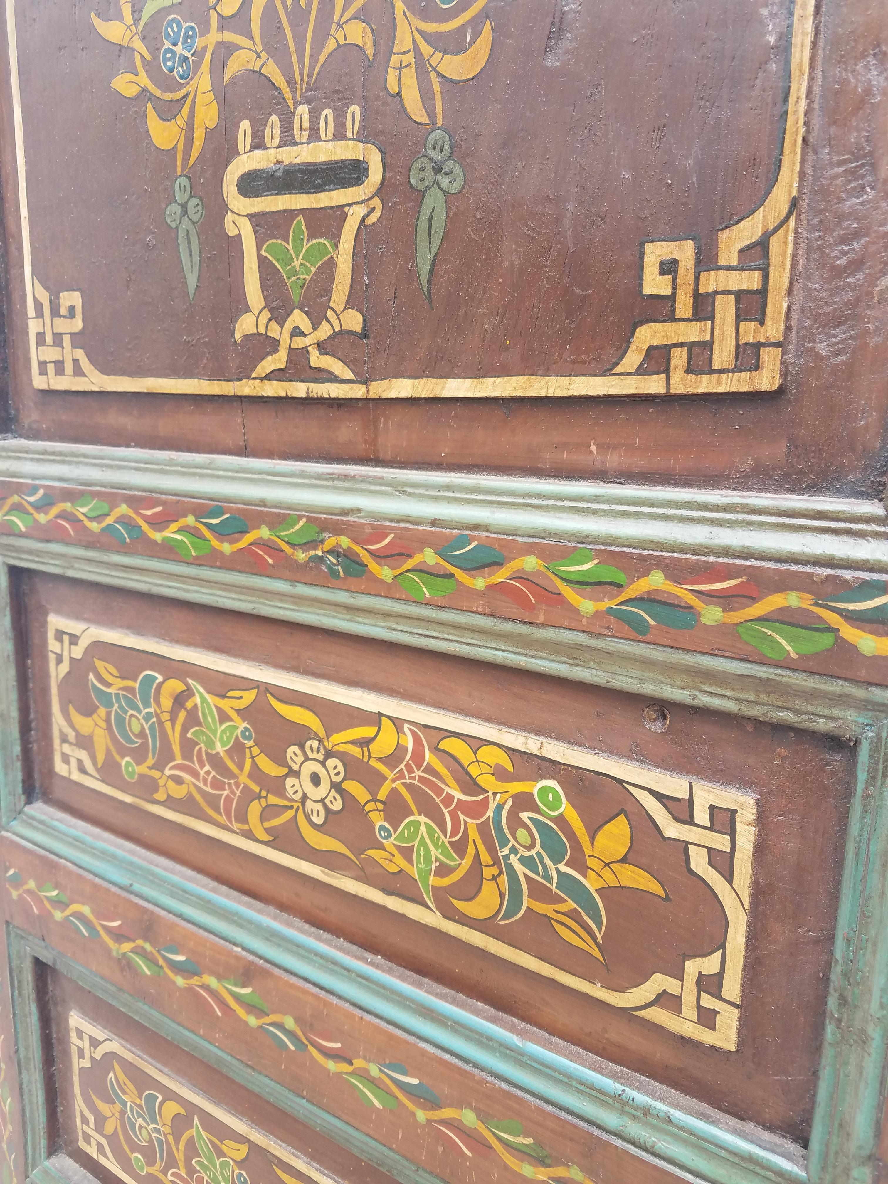 hand painted doors