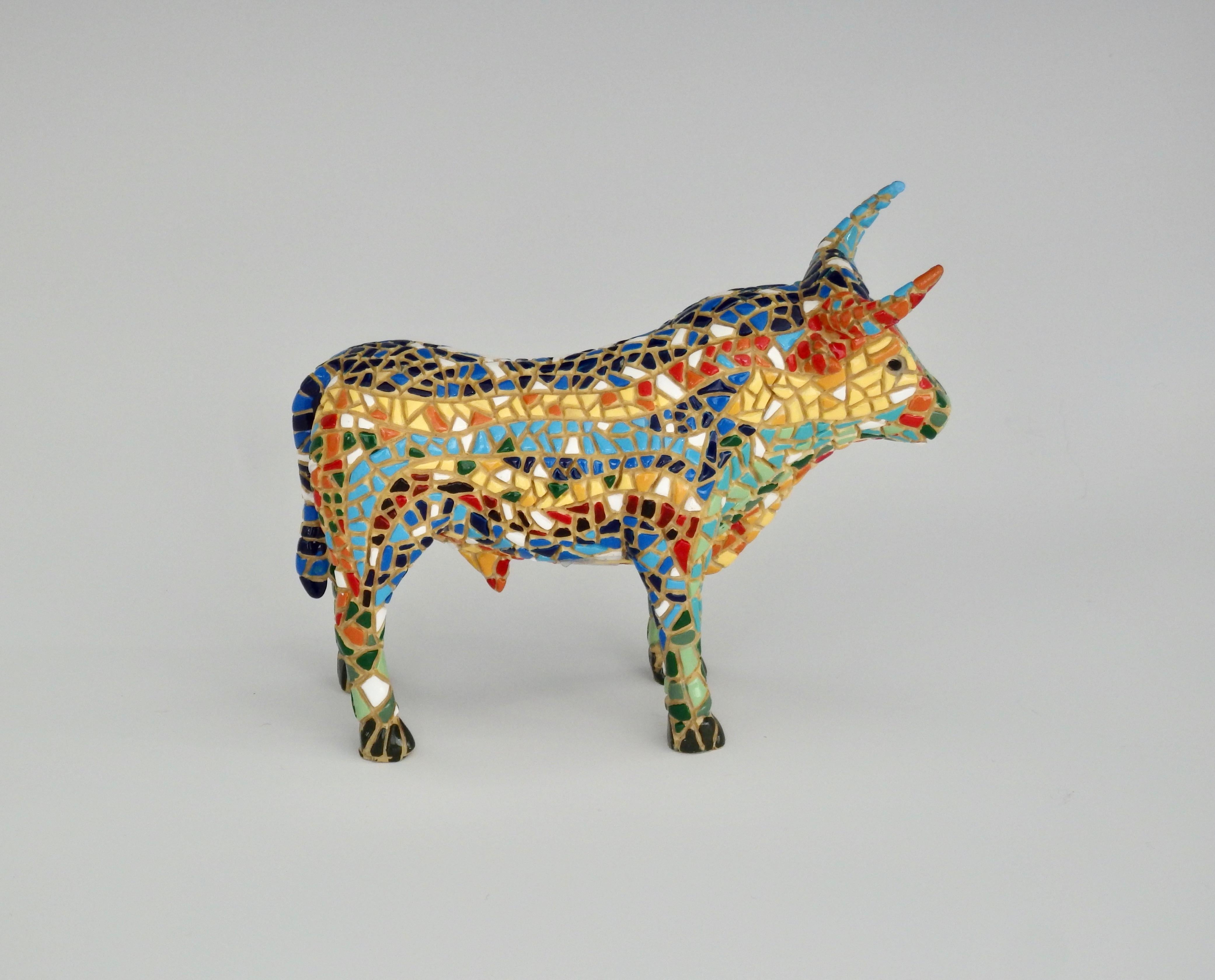bull mosaic