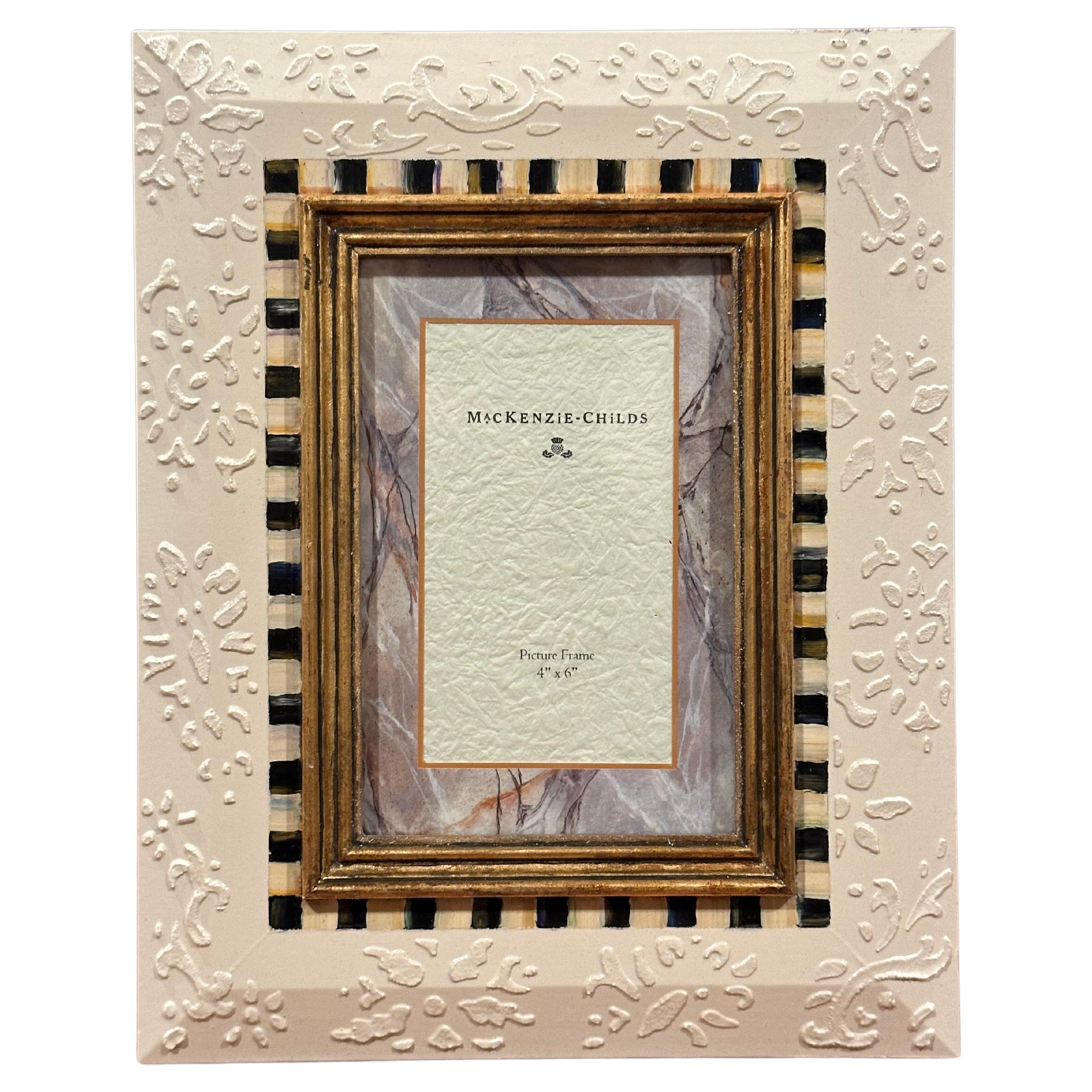 20th Century Hand Painted Picture Frame by MacKenzie Childs For Sale