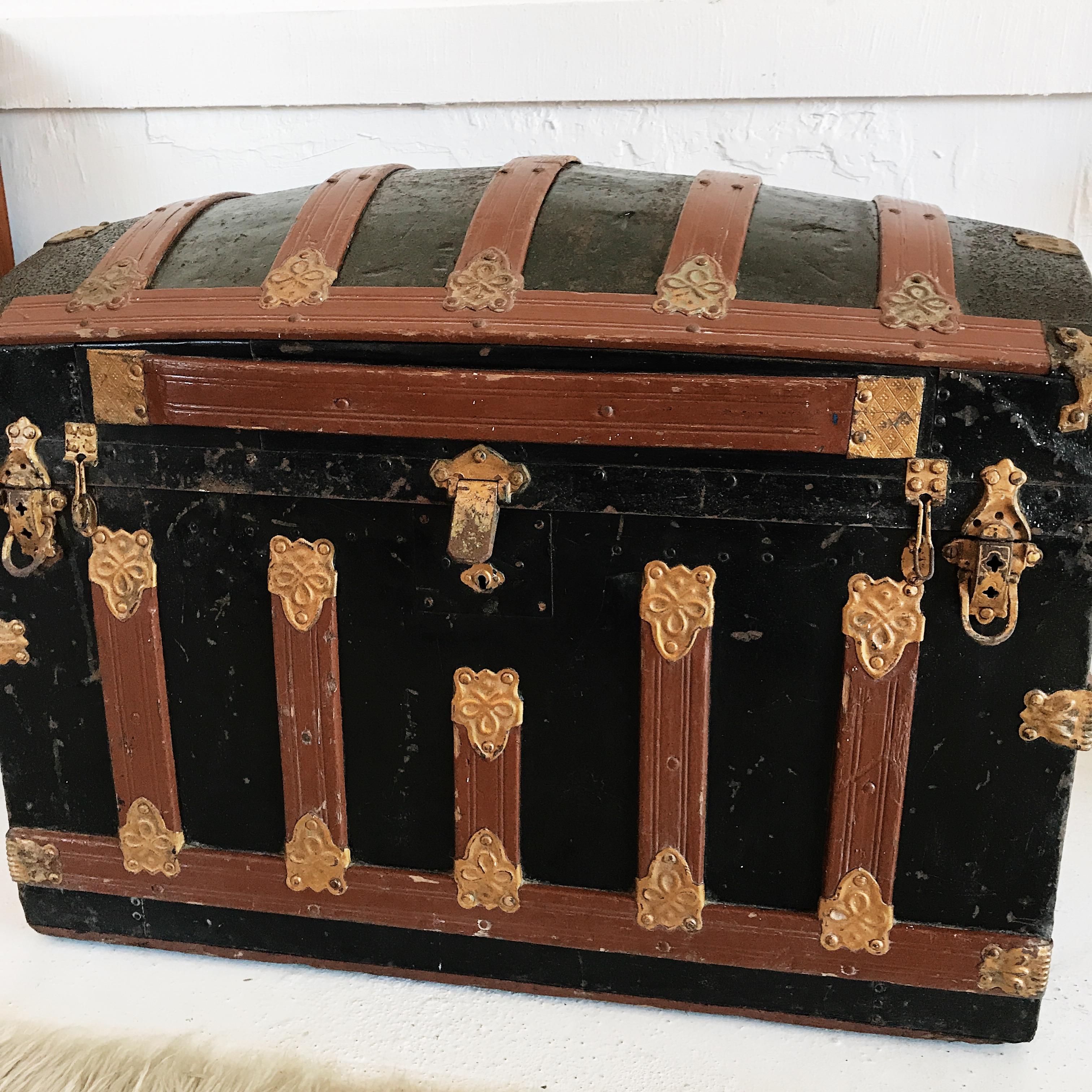 antique pirate chest