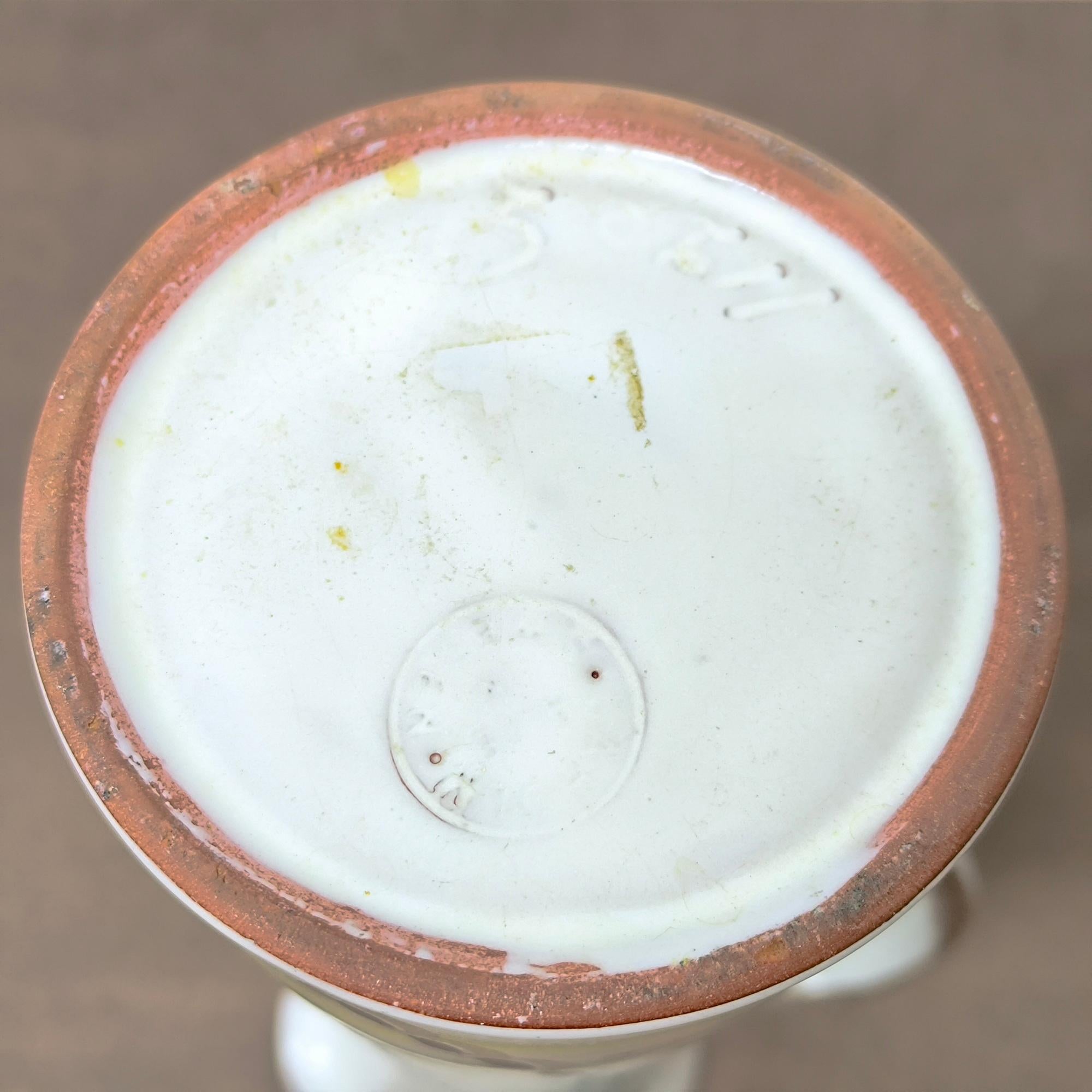 Pichet peint à la main, vase en céramique par Laholm Keramik, Suède, années 1960 Trouvaille rare ! en vente 3