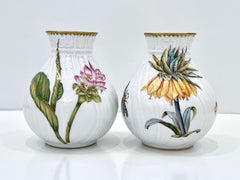 Hand Painted Porcelain Bud Vases Designed by Anna Weatherley