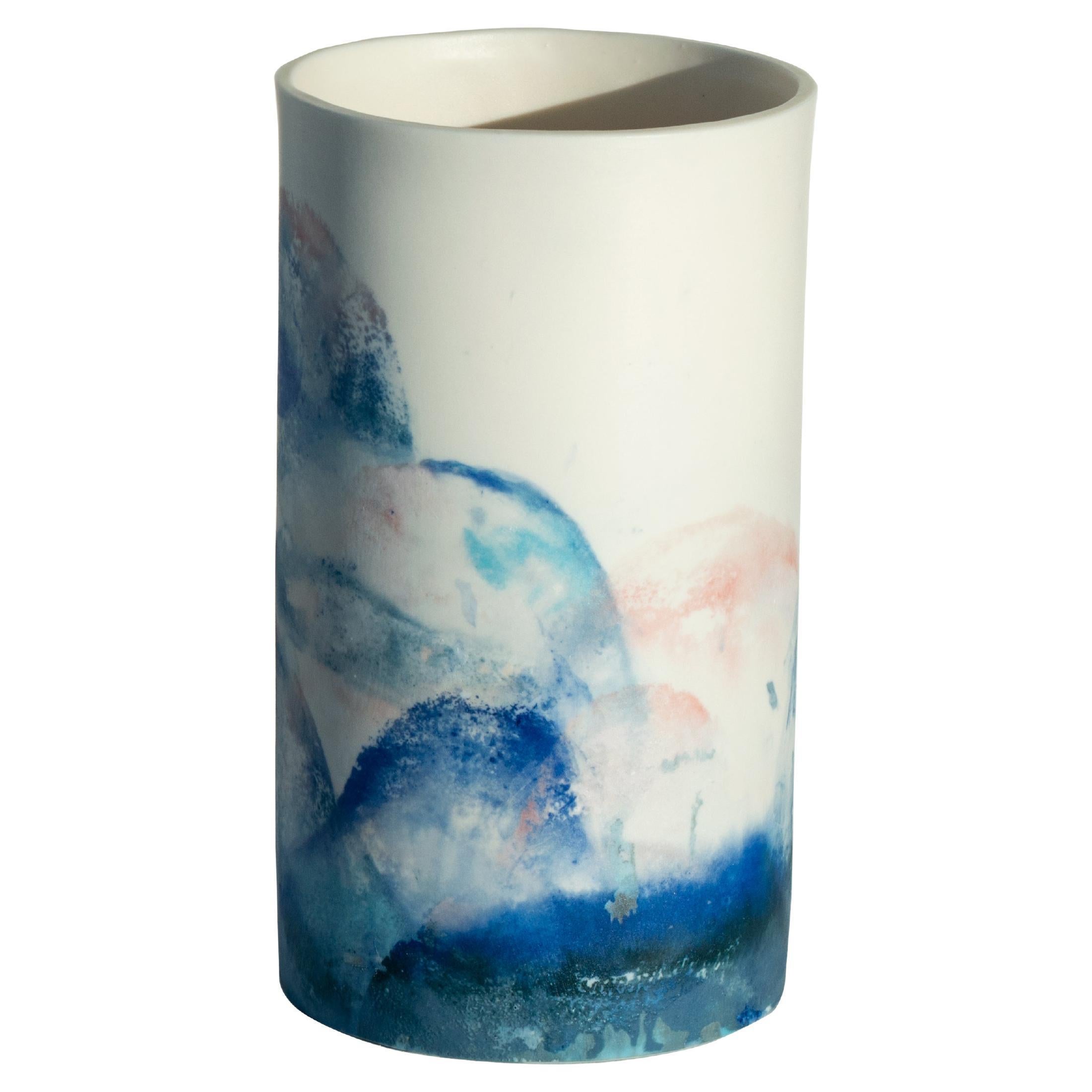 Beautiful Victorian American Belleek Willets Bulbous Hand Painted