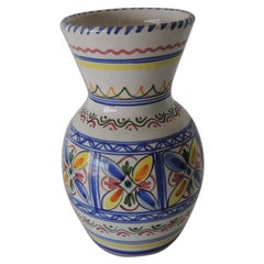spanish style pottery Hand Painted Round Spanish Ceramic Decorative Vase