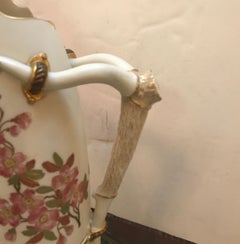 Hand Painted Royal Worcester Pitcher Year Mark, 1888
