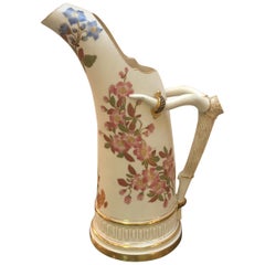 Hand Painted Royal Worcester Pitcher Year Mark, 1888