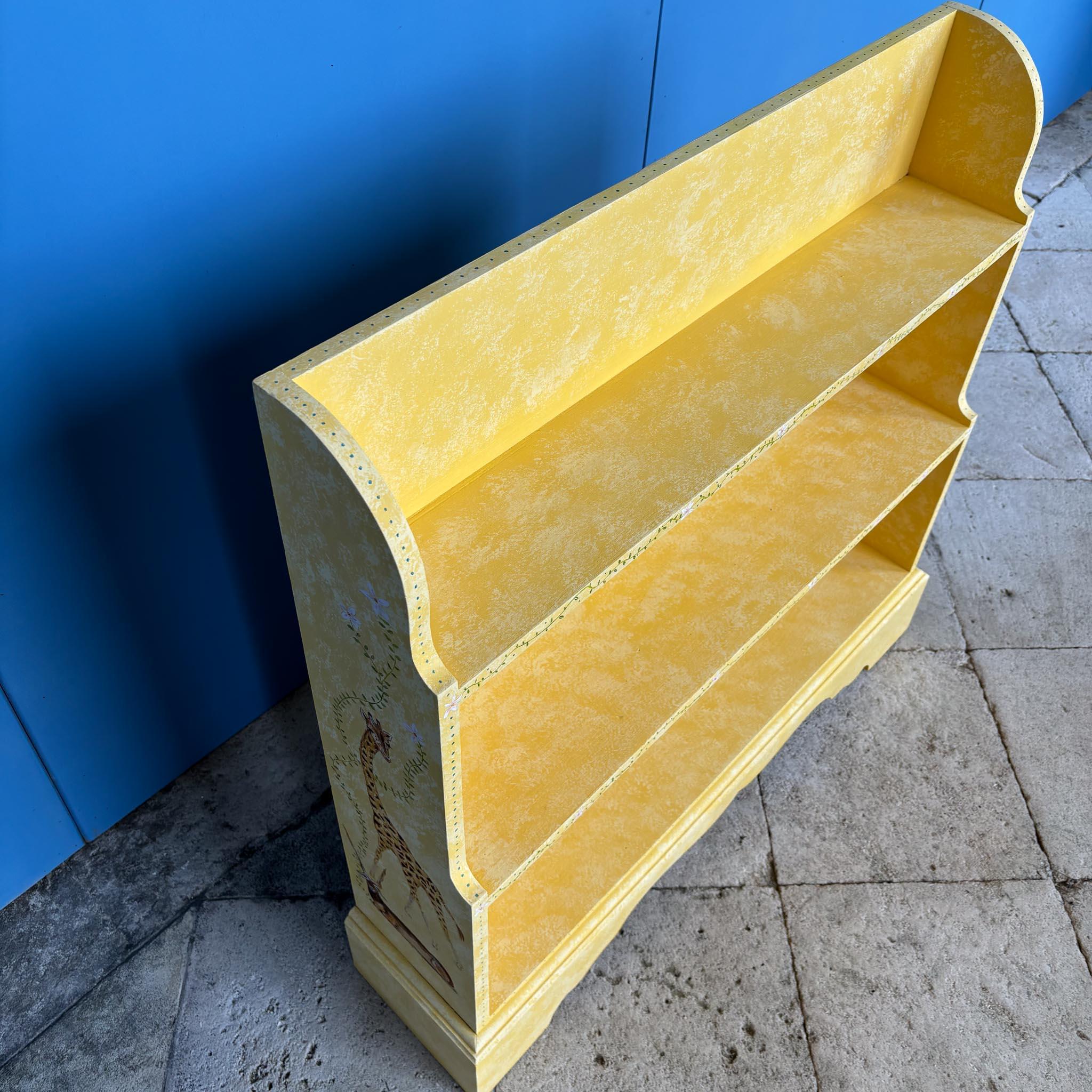 Hand-painted Safari Bookshelf 3