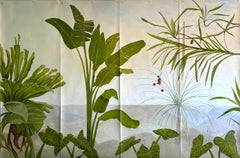 Hand Painted Scenic Wallpaper from Ocre Designs by Tarn McLean