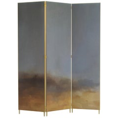 Hand Painted Screen, Jan Garncarek and Ewelina Makosa